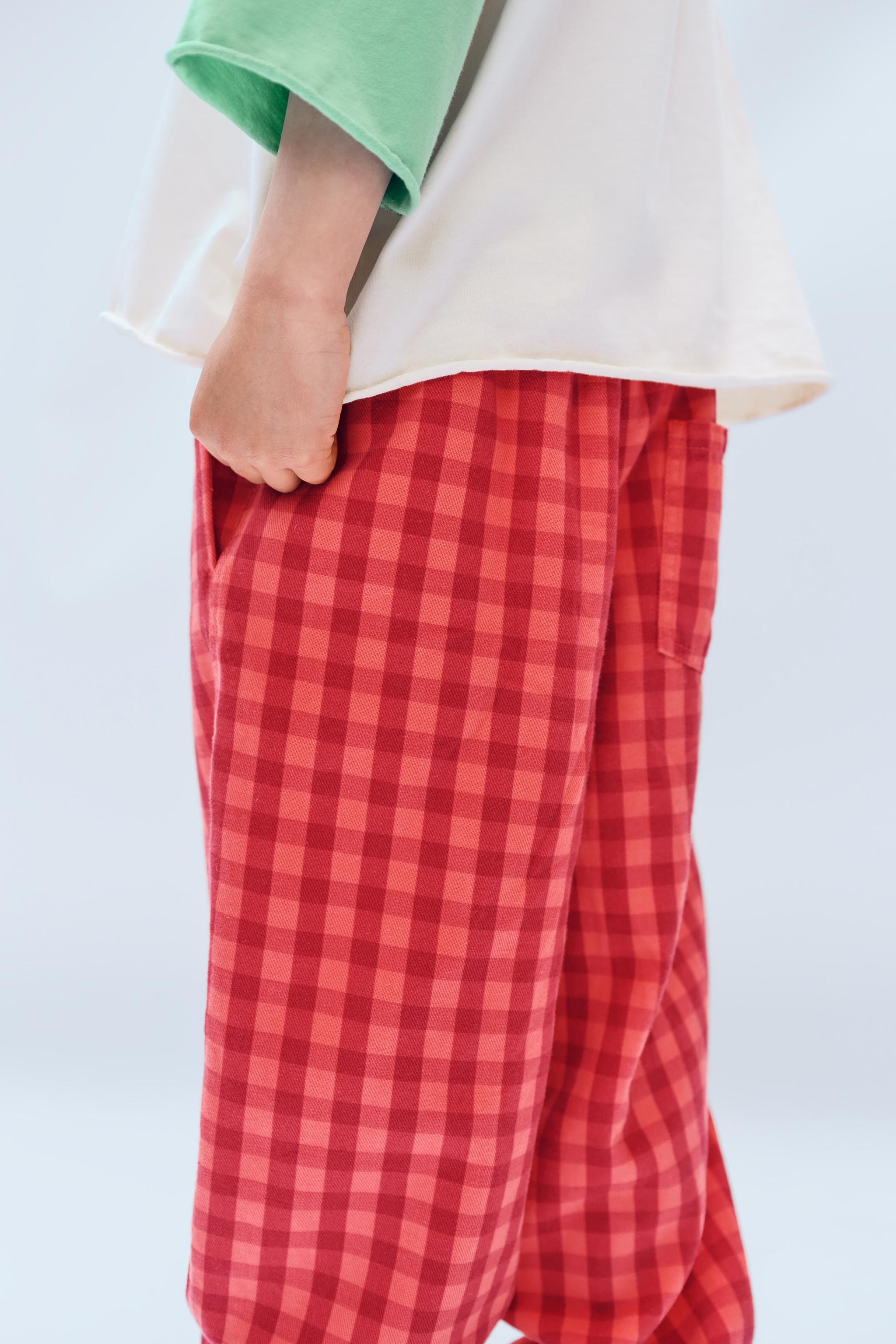 2-14 YEARS / LIMITED EDITION GINGHAM BAGGY PANTS